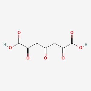 molecular formula C7H6O7 B14734434 2,4,6-Trioxoheptanedioic acid CAS No. 5617-54-9