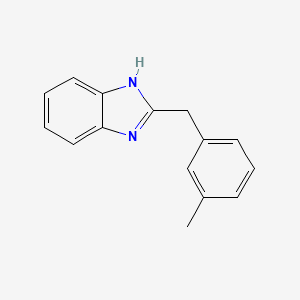 molecular formula C15H14N2 B14734453 2-(3-Methylbenzyl)-1h-benzimidazole CAS No. 5463-65-0
