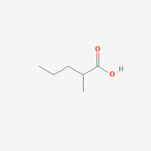 molecular formula C6H12O2 B147345 2-Methylvaleric acid CAS No. 97-61-0