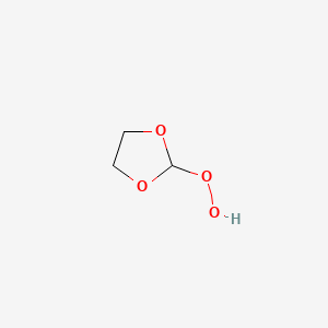 molecular formula C3H6O4 B14734574 1,3-Dioxolane-2-peroxol CAS No. 5771-94-8