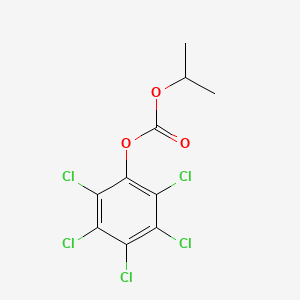 molecular formula C10H7Cl5O3 B14734650 Pentachlorophenyl propan-2-yl carbonate CAS No. 5323-63-7