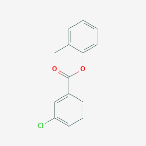 molecular formula C14H11ClO2 B14734657 2-Methylphenyl 3-chlorobenzoate CAS No. 6280-51-9