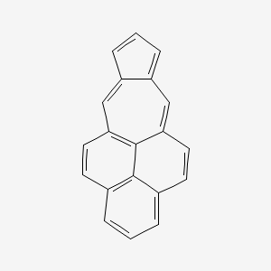 molecular formula C20H12 B14734715 AZULENO(5,6,7-cd)PHENALENE CAS No. 6580-41-2