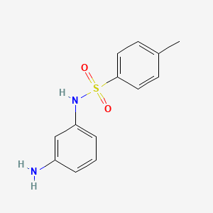molecular formula C13H14N2O2S B14734777 N-(3-aminophenyl)-4-methylbenzenesulfonamide CAS No. 6380-07-0