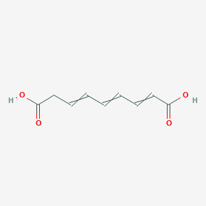 molecular formula C9H10O4 B14734783 Nona-2,4,6-trienedioic acid CAS No. 5963-21-3