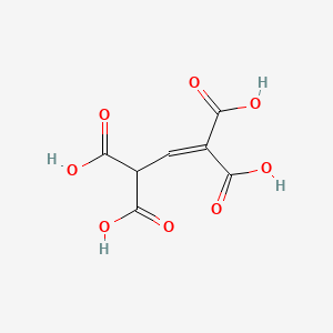 molecular formula C7H6O8 B14734811 Prop-1-ene-1,1,3,3-tetracarboxylic acid CAS No. 4663-30-3