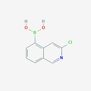 molecular formula C9H7BClNO2 B1473488 (3-Chloroisoquinolin-5-yl)boronic acid CAS No. 1429665-44-0
