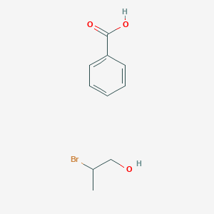 molecular formula C10H13BrO3 B14735053 Benzoic acid;2-bromopropan-1-ol CAS No. 6065-71-0