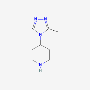 4-(3-methyl-4H-1,2,4-triazol-4-yl)piperidine