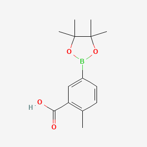 2-Methyl-5-(4,4,5,5-tetramethyl-1,3,2-dioxaborolan-2-yl)benzoic acid