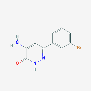 4-Amino-6-(3-bromophenyl)pyridazin-3-ol
