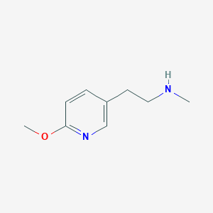 [2-(6-Methoxypyridin-3-yl)ethyl](methyl)amine