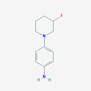 4-(3-Fluoropiperidin-1-yl)aniline