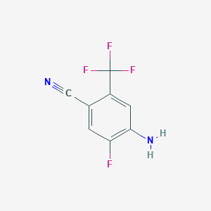 4-Amino-5-fluoro-2-(trifluoromethyl)benzonitrile