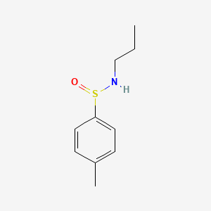 molecular formula C10H15NOS B14735241 4-Methyl-n-propylbenzenesulfinamide CAS No. 6873-85-4