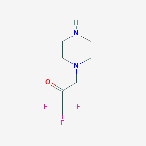 1,1,1-Trifluoro-3-(piperazin-1-yl)propan-2-one
