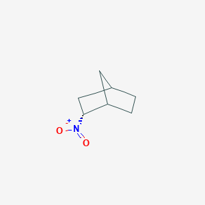 molecular formula C7H11NO2 B14735260 (2R)-2-Nitrobicyclo[2.2.1]heptane CAS No. 6343-65-3