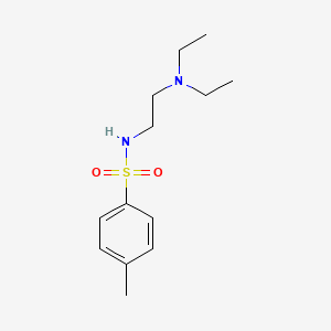 molecular formula C13H22N2O2S B14735275 p-Toluenesulfonamide, N-(2-diethylaminoethyl)- CAS No. 6636-13-1