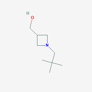[1-(2,2-Dimethylpropyl)azetidin-3-yl]methanol
