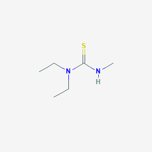 molecular formula C6H14N2S B14735298 Thiourea, N,N-diethyl-N'-methyl- CAS No. 10569-54-7