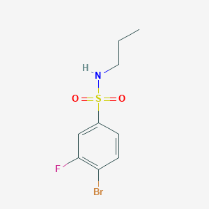 4-bromo-3-fluoro-N-propylbenzenesulfonamide