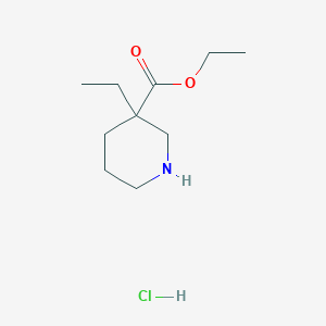 Ethyl 3-ethyl-3-piperidinecarboxylate hydrochloride