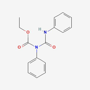 molecular formula C16H16N2O3 B14735369 Ethyl phenyl(phenylcarbamoyl)carbamate CAS No. 6135-39-3