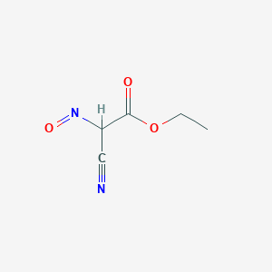 molecular formula C5H6N2O3 B14735386 Ethyl 3-nitrilo-n-oxoalaninate CAS No. 5457-25-0