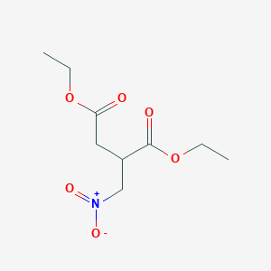 molecular formula C9H15NO6 B14735399 Diethyl 2-(nitromethyl)butanedioate CAS No. 4753-28-0