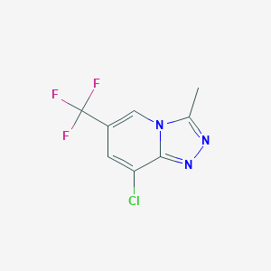 8-Chloro-3-methyl-6-(trifluoromethyl)-[1,2,4]triazolo[4,3-a]pyridine