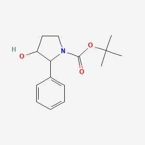 tert-Butyl 3-hydroxy-2-phenyl-1-pyrrolidinecarboxylate