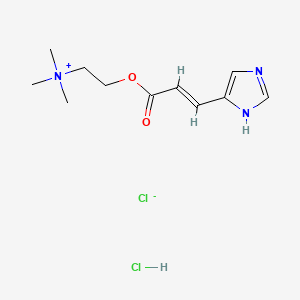 molecular formula C11H19Cl2N3O2 B14735447 Murexine chloride hydrochloride CAS No. 6032-82-2