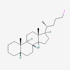 molecular formula C24H41I B14735464 5beta-Cholane, 24-iodo- CAS No. 3386-31-0
