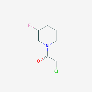 2-Chloro-1-(3-fluoropiperidin-1-yl)ethan-1-one