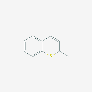 molecular formula C10H10S B14735545 2-Methyl-2H-1-benzothiopyran CAS No. 6087-80-5
