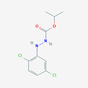 molecular formula C10H12Cl2N2O2 B14735546 Propan-2-yl 2-(2,5-dichlorophenyl)hydrazine-1-carboxylate CAS No. 6941-91-9
