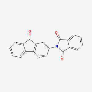 molecular formula C21H11NO3 B14735565 2-(9-Oxo-9h-fluoren-2-yl)-1h-isoindole-1,3(2h)-dione CAS No. 5411-65-4