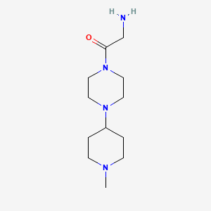 2-Amino-1-[4-(1-methylpiperidin-4-yl)piperazin-1-yl]ethan-1-one