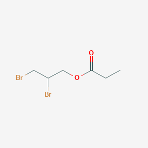 molecular formula C6H10Br2O2 B14735628 2,3-Dibromopropyl propanoate CAS No. 6065-79-8