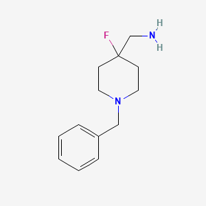 (1-Benzyl-4-fluoropiperidin-4-yl)methanamine