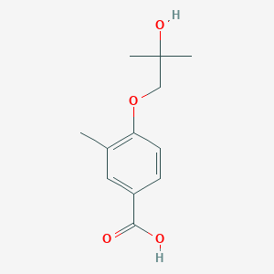 4-(2-Hydroxy-2-methylpropoxy)-3-methylbenzoic acid