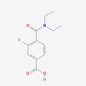 4-(Diethylcarbamoyl)-3-fluoro-benzoic acid