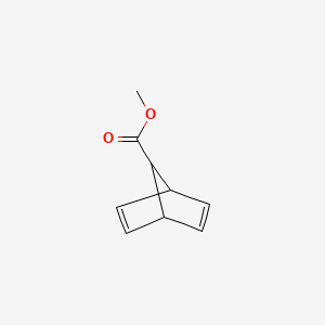 molecular formula C9H10O2 B14735802 Methyl bicyclo[2.2.1]hepta-2,5-diene-7-carboxylate CAS No. 5597-69-3