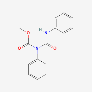 molecular formula C15H14N2O3 B14735899 Methyl phenyl(phenylcarbamoyl)carbamate CAS No. 5118-84-3