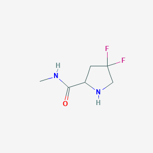 4,4-difluoro-N-methylpyrrolidine-2-carboxamide