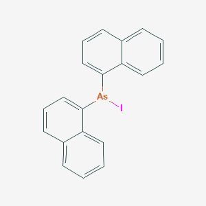 molecular formula C20H14AsI B14735940 Iodo(dinaphthalen-1-yl)arsane CAS No. 6301-57-1