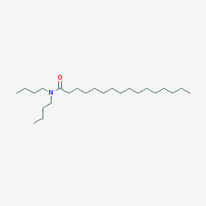molecular formula C24H49NO B14735985 N,N-dibutylhexadecanamide CAS No. 5831-87-8