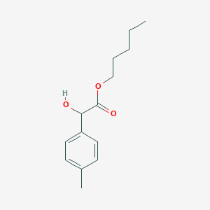 molecular formula C14H20O3 B14735991 Pentyl hydroxy(4-methylphenyl)acetate CAS No. 6318-22-5