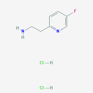 molecular formula C7H11Cl2FN2 B1473605 2-(5-Fluoropyridin-2-yl)ethan-1-amine dihydrochloride CAS No. 1803589-35-6