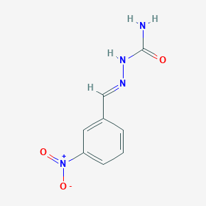 molecular formula C8H8N4O3 B14736080 3-Nitrobenzaldehyde, semicarbazone CAS No. 5346-31-6